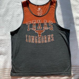 University of Texas Color Block Tank Burnt Orange
